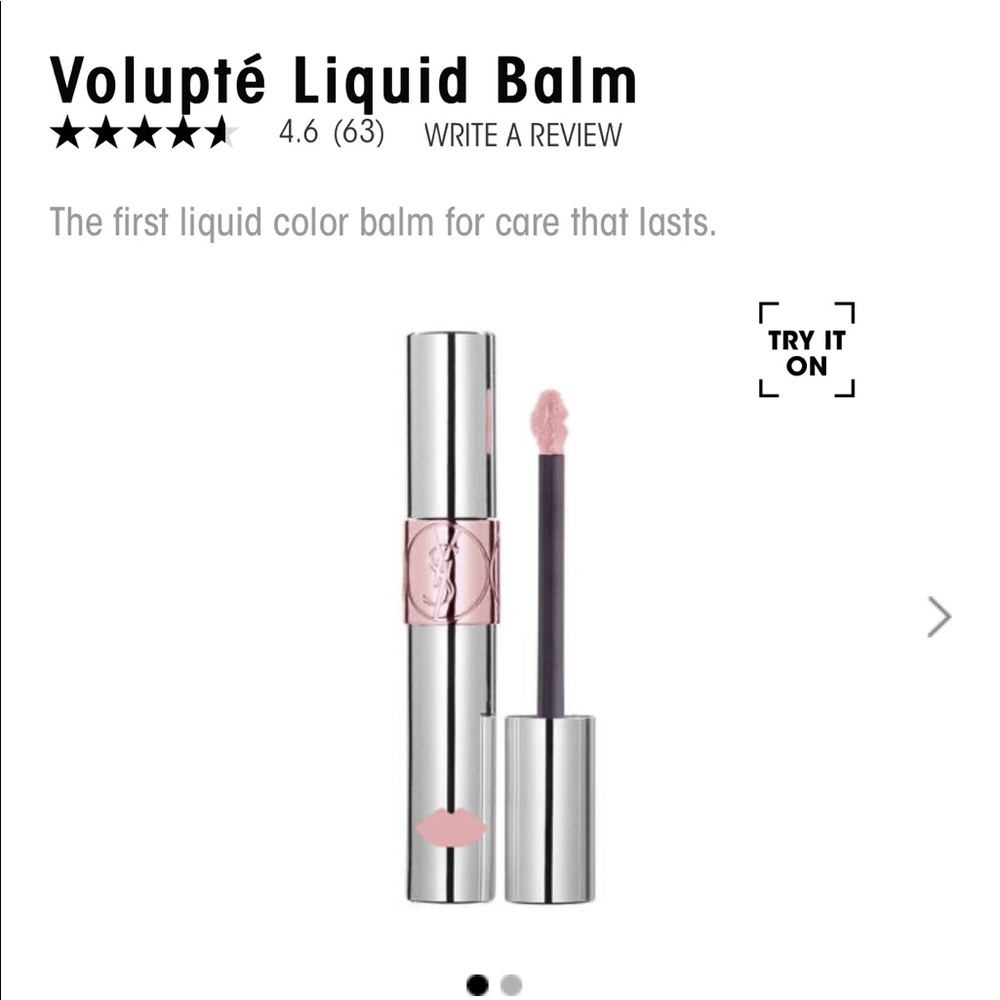 YSL Volupté Liquid Balm - Night Rehab Ballet Pink